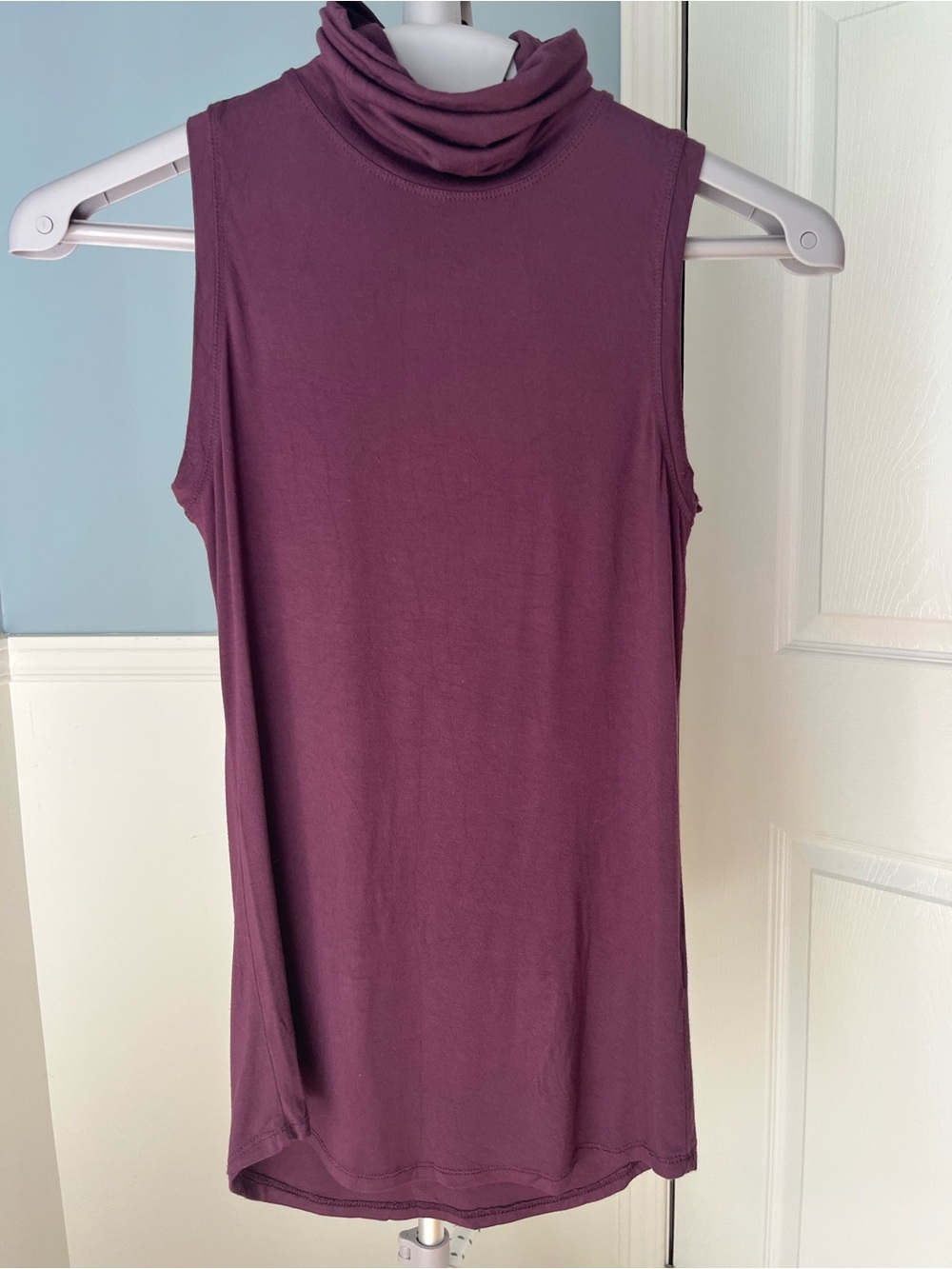 BAMBOO Sleeveless Cowl Neck Tank - Plum by C’est Moi